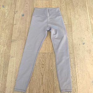 Vuori Booty ribbed light blue gray legging size s